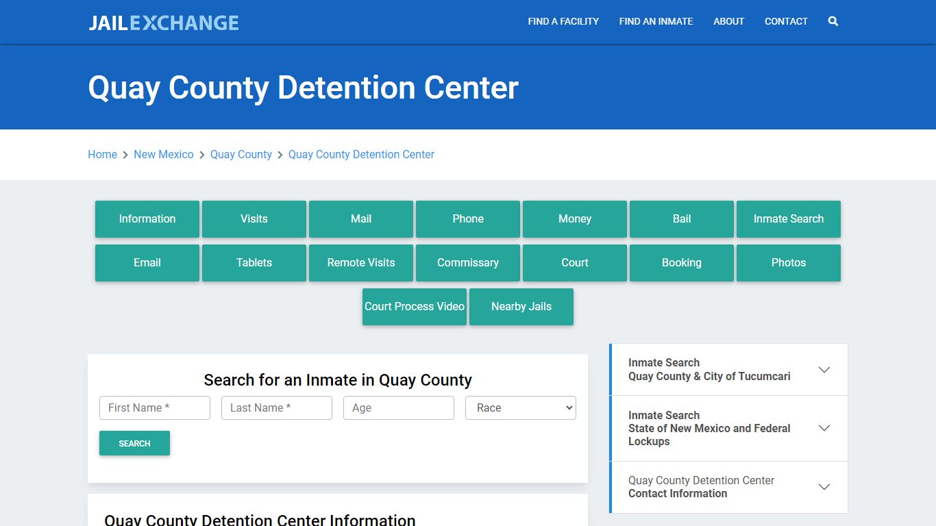 Quay County Detention Center - Jail Exchange